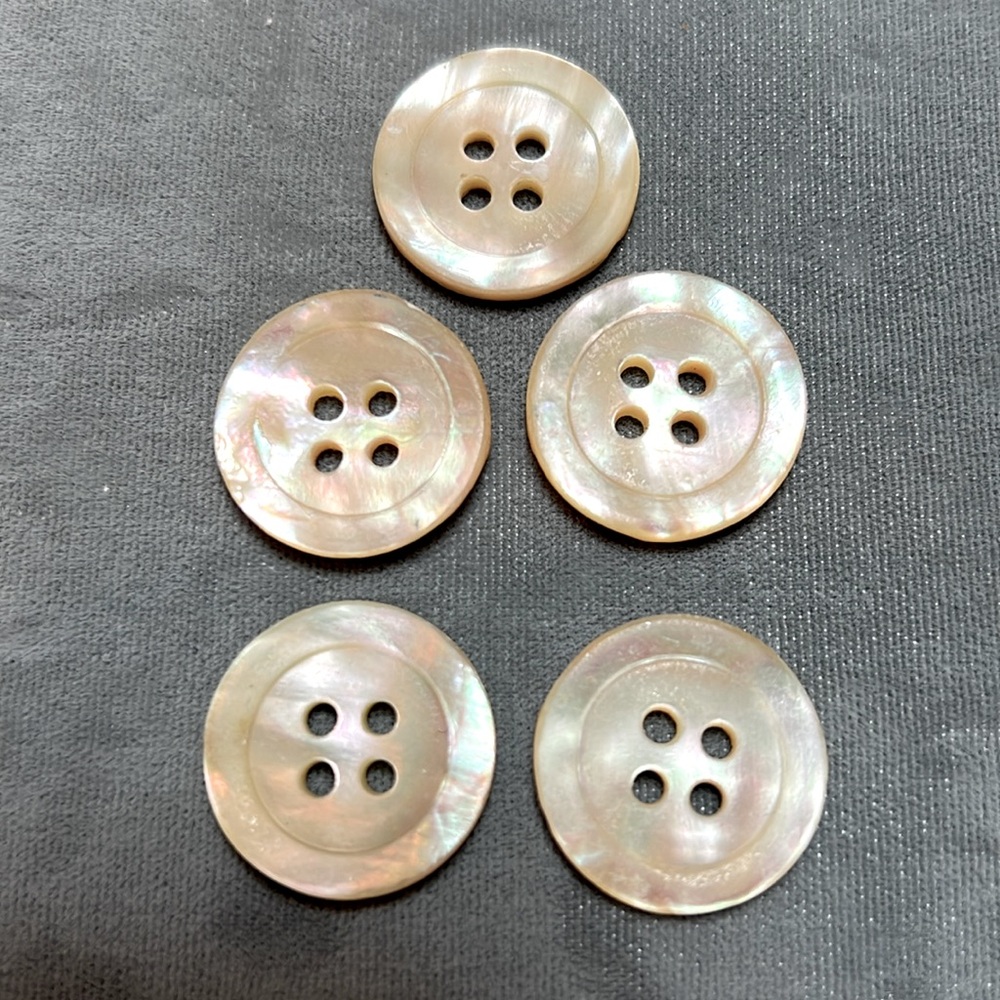 Vintage mother of pearl iridescent buttons Antique - Picture 5 of 14
